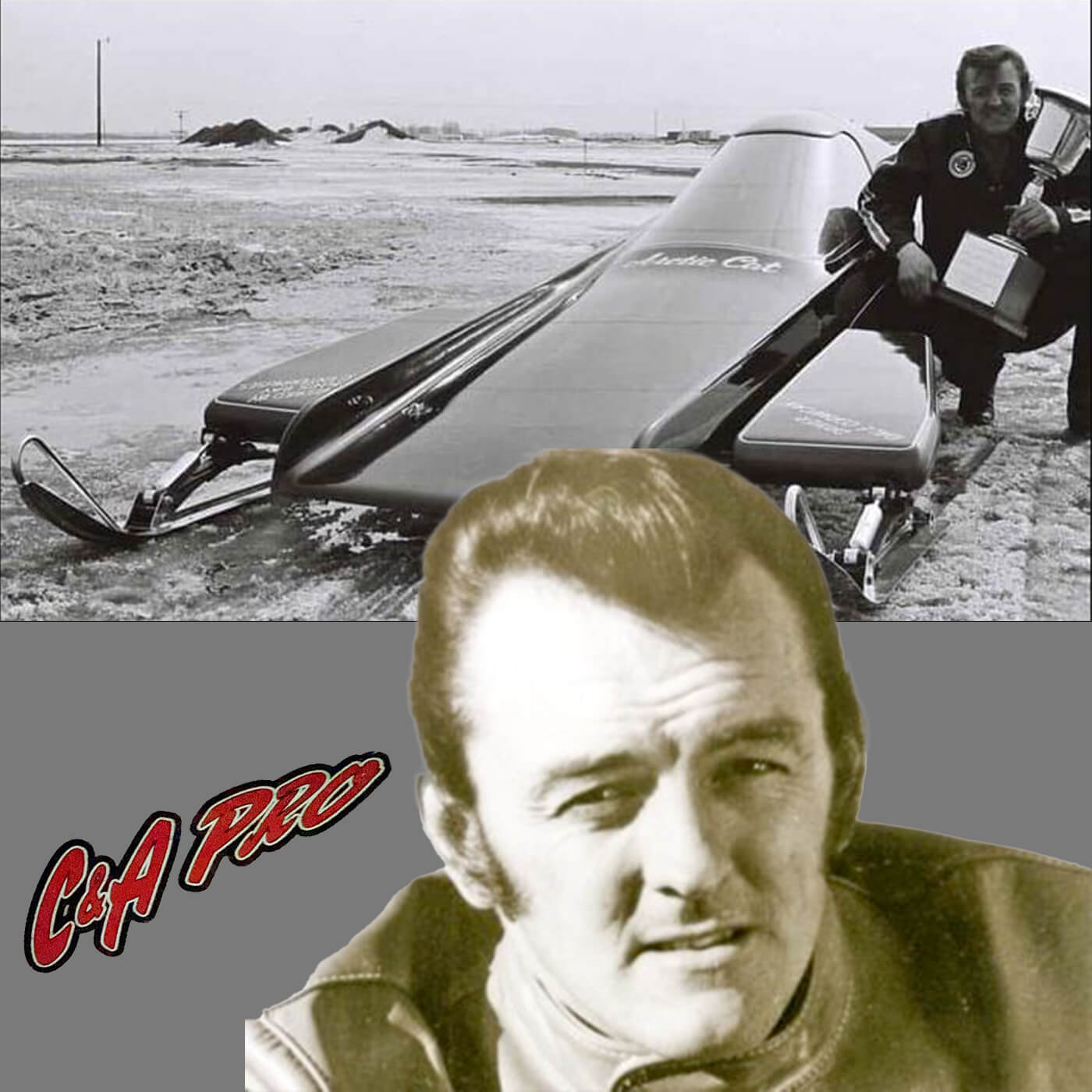 Dale Cormican, legendary snowmobile racer and inventory of C&A Pro Snowmobile Skis.