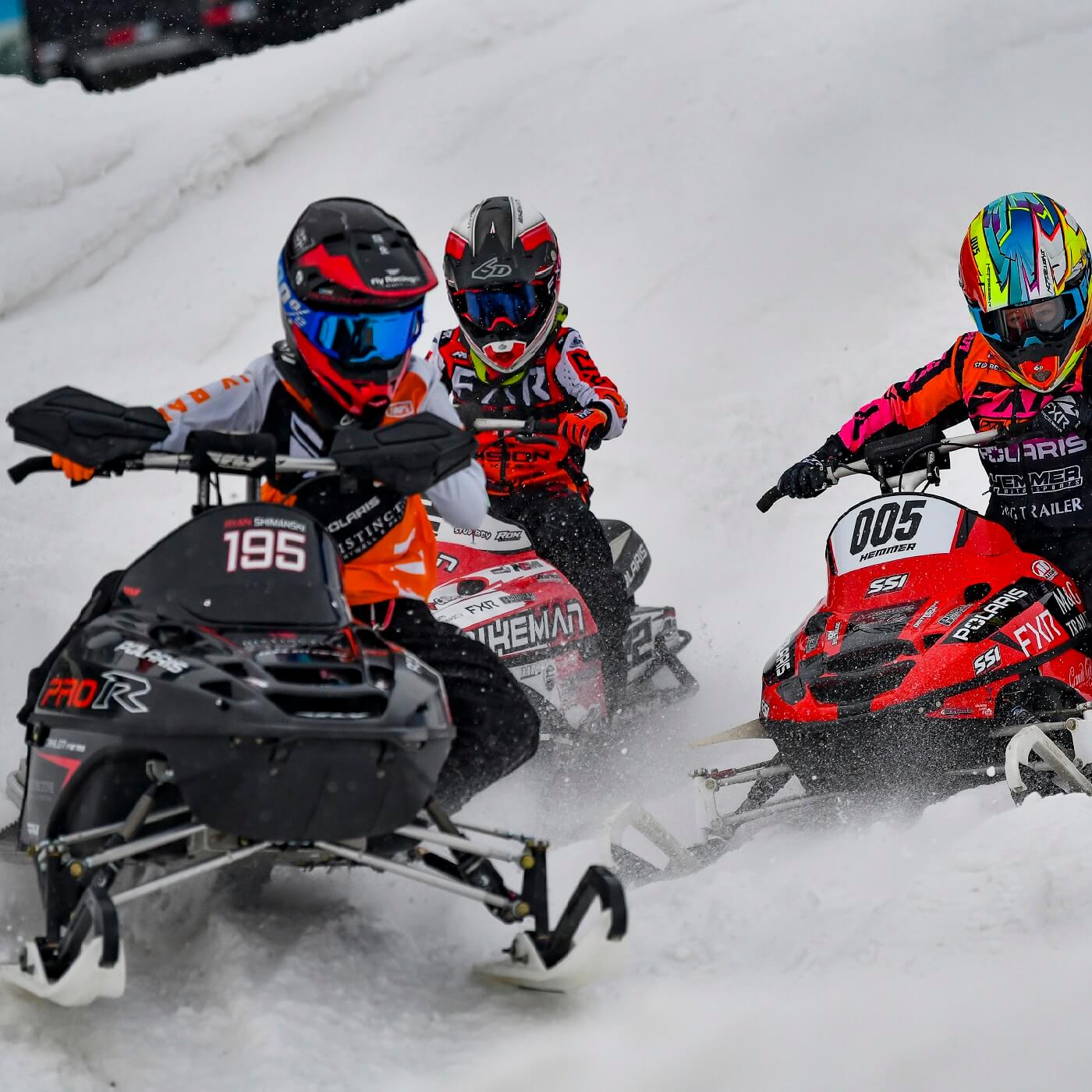 youth snocross at Canterbury Park