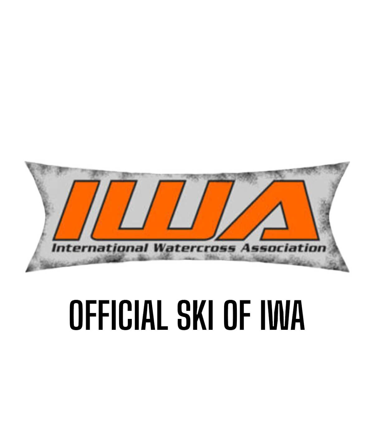 International Watercross Association logo with text "Official Ski of IWA"