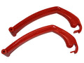 red ski handles