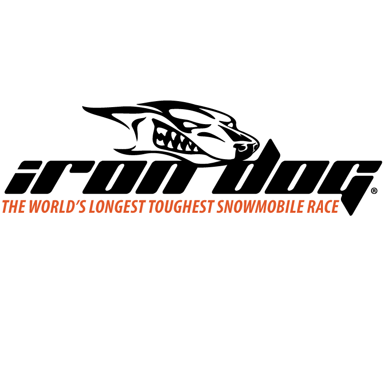 Iron Dog logo The World's Longest Toughest Snowmobile Race