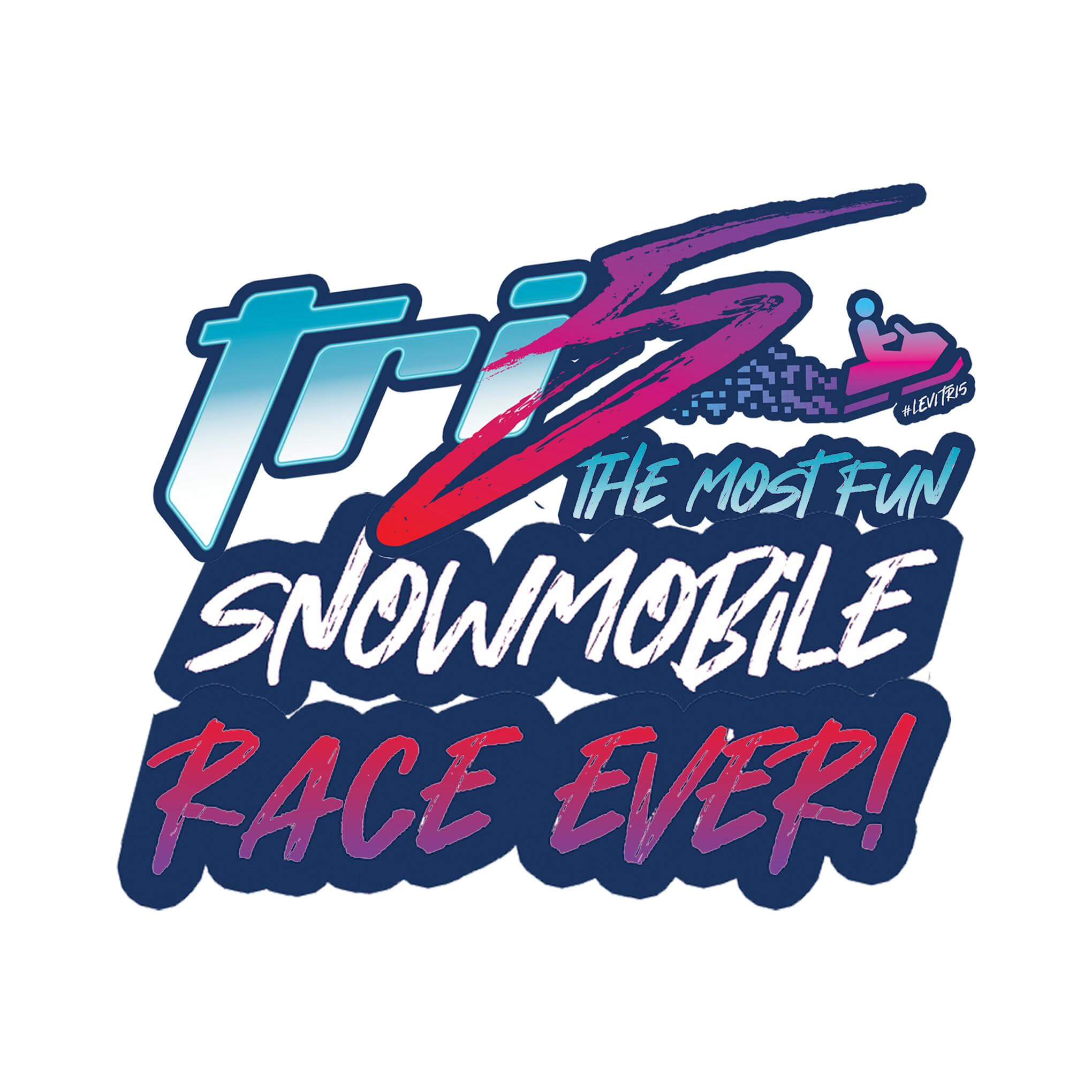Levi's Tri 5 logo The Most Fun Snowmobile Race Ever